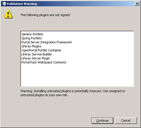 Liste des extensions netbeans.