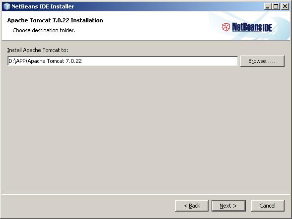 Repertoire installation de tomcat